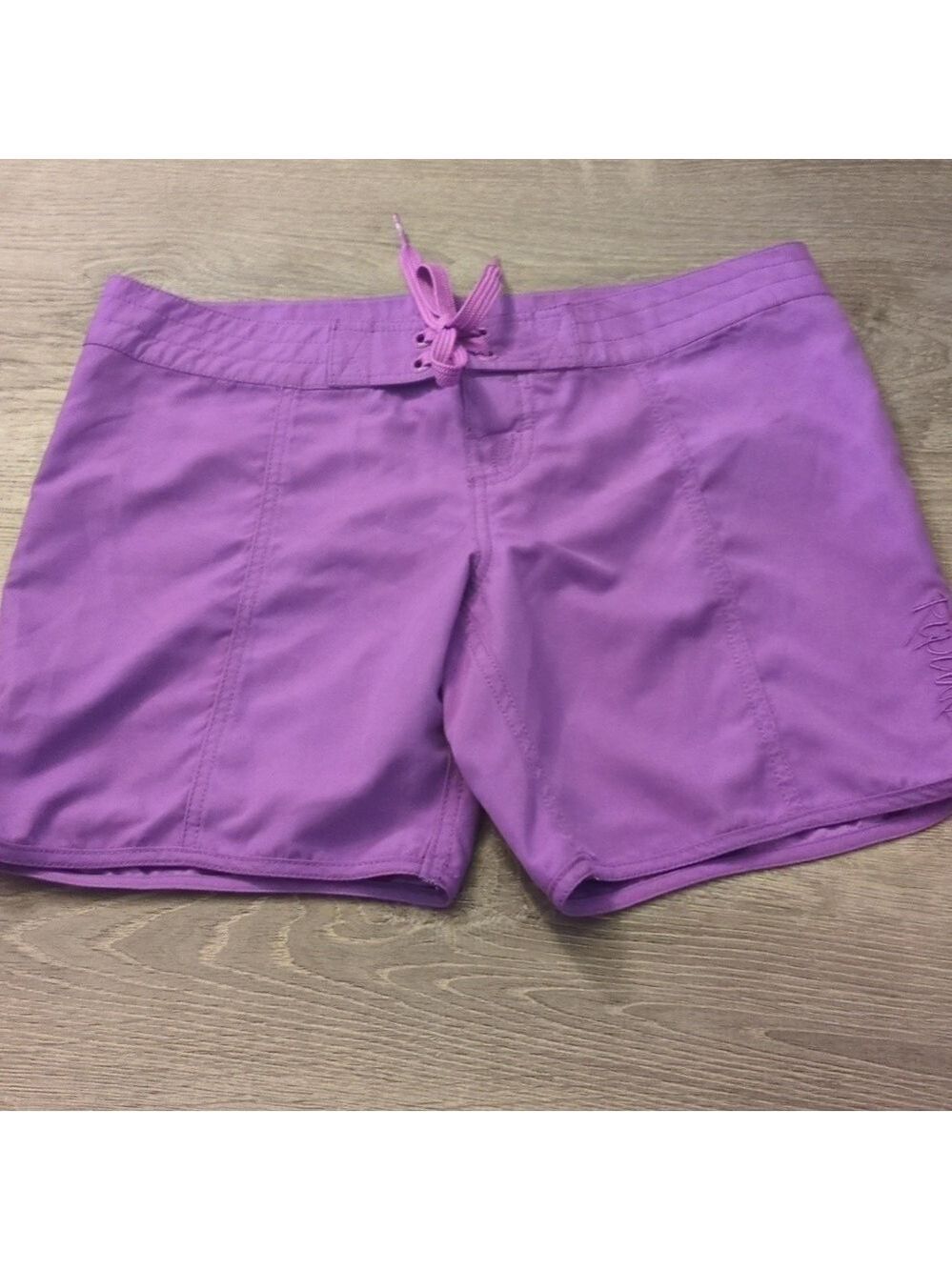 Rip curl purple love n surf 7" boardie shorts size 7